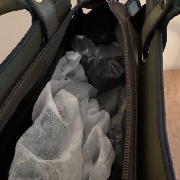 LV Hunter Green and Olive Top Handle Bag - Picture 6 of 10